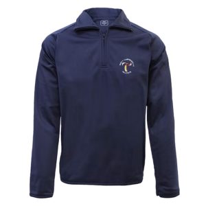 Trinity Comp. Quarter Zip Navy Tracksuit Top