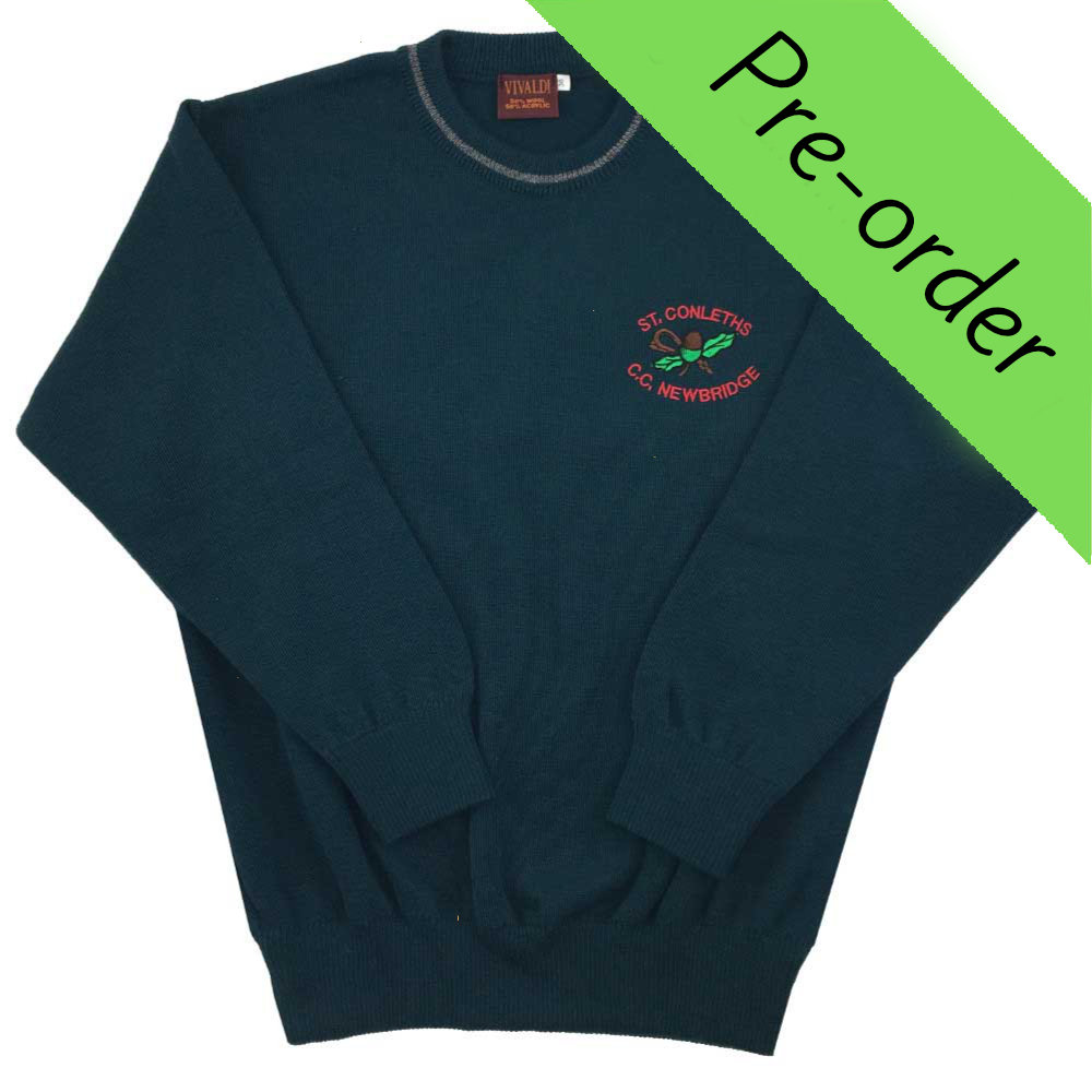 St. Conleth’s Green Junior Jumper Pre-order
